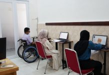 The Participants with Disabilities were Given Priority to take the First Day of the Admission Test to Unila