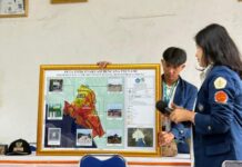 Community Service Students Create Tsunami Evacuation Route Map in Way Lunik