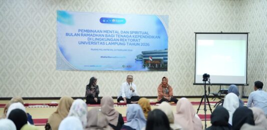 Unila Strengthens the Mental and Spiritual Health of Education Staff Ahead of Ramadan