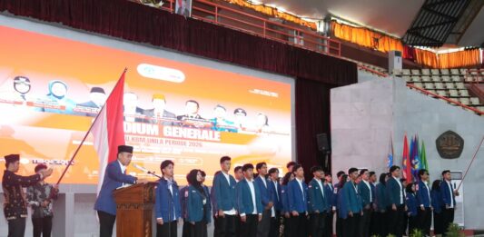 Inauguration of the BEM of Universitas Lampung: Guiding Students Towards Indonesia Gold 2045