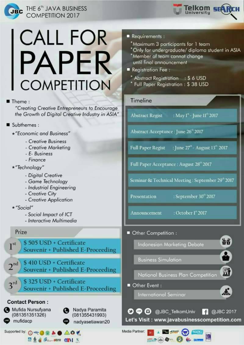 JAVA BUSINESS COMPETITION 2017 - Universitas Lampung