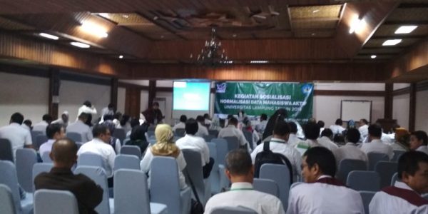 Sosialisasi Normalisasi Data Mahasiswa Aktif Unila 2019 (2)
