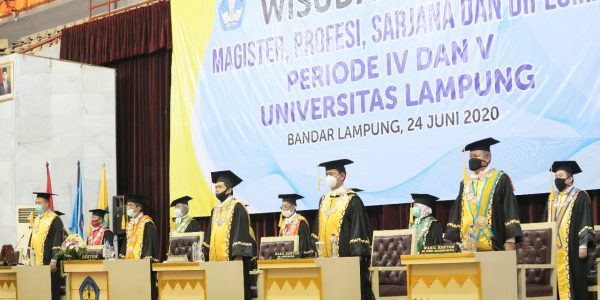 Prosesi Wisuda Daring Unila