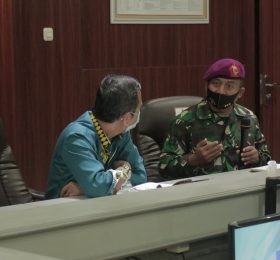Audiensi Rektor dan Komandan Brigif