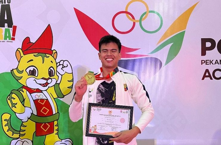 Sadan Ahmed Raih Emas PON XXI Aceh-Sumut