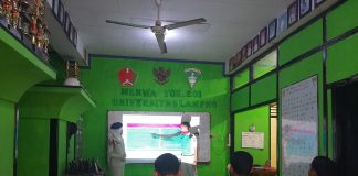 Menwa Batalyon 201 Unila Laksanakan Kursus Dinas Staf