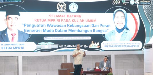 Unila Sukses Gelar Kuliah Umum Kebangsaan Bersama MPR RI