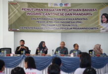 Unila Tutup Pelatihan Bahasa Asing untuk Pekerja Migran