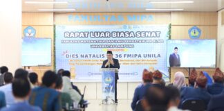 Dies Natalis ke-36 FMIPA Tegaskan Transformasi Menuju Fakultas Berkelas Dunia