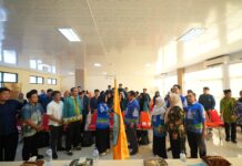 Unila Lepas Kontingen KMI Expo P2MW, Pimnas, LIDM, dan ONMIPA-PT 2025