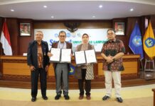 Unila dan Universitas PGRI Silampari Teken MoU Perkuat Kolaborasi Pendidikan
