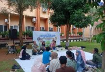 Kombaca Perpustakaan Unila bersama Pojok FISIP Gelar Lapak Baca dan Diskusi Terbuka