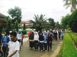 Jalan Sehat Bersama UKM Birohmah Unila