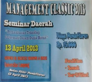 Seminar Pemanfaatan Teknologi Informasi dalam Dunia Bisnis