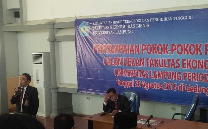 Satria Bangsawan Kembali Pimpin FEB Unila