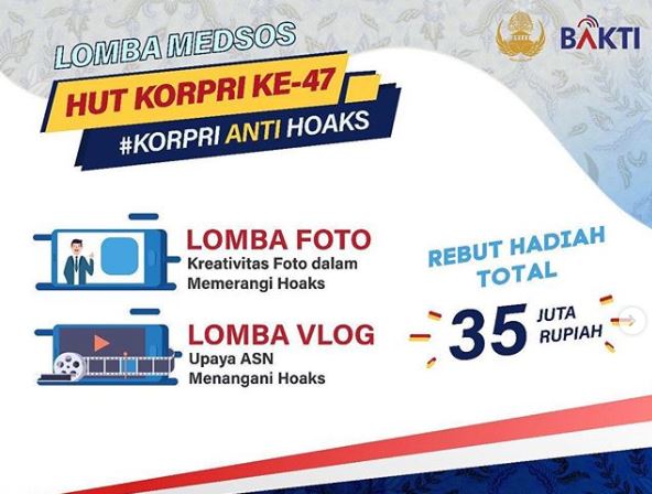 Tendik Unila Juara 2 Lomba Medsos Kemenkominfo
