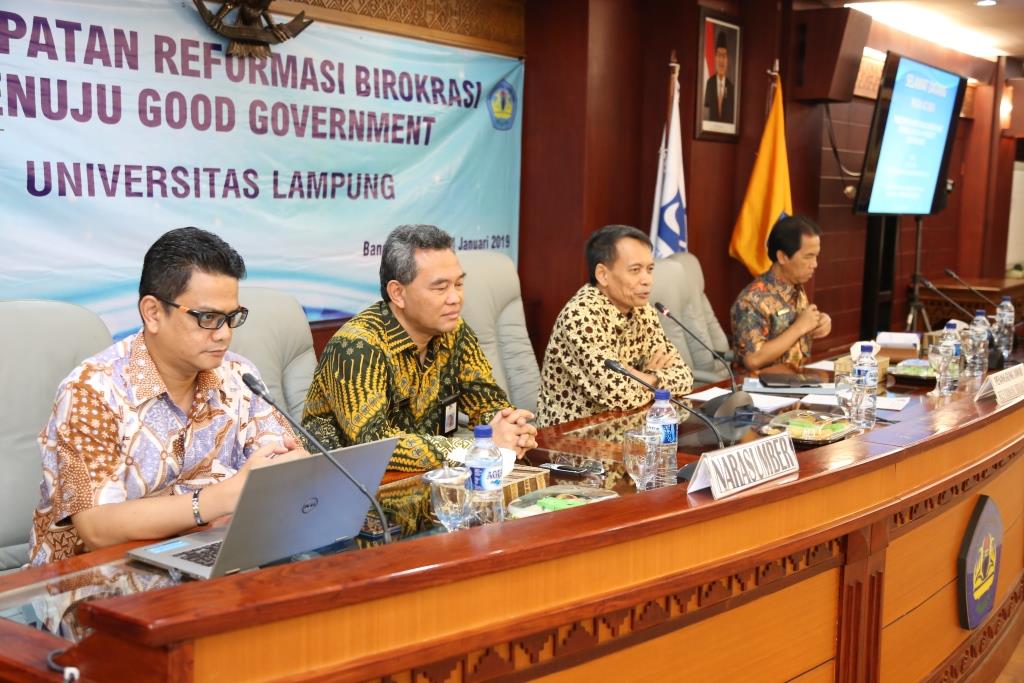 Unila Jaring Aspirasi Percepatan Birokrasi Reformasi