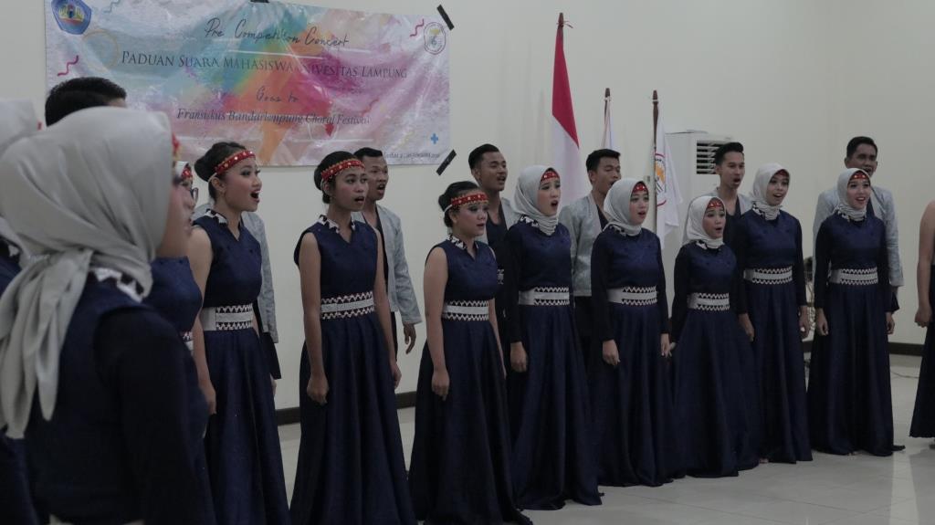 PSM Gelar Pre-competition Concert PSM Unila Goes to Fransiskus