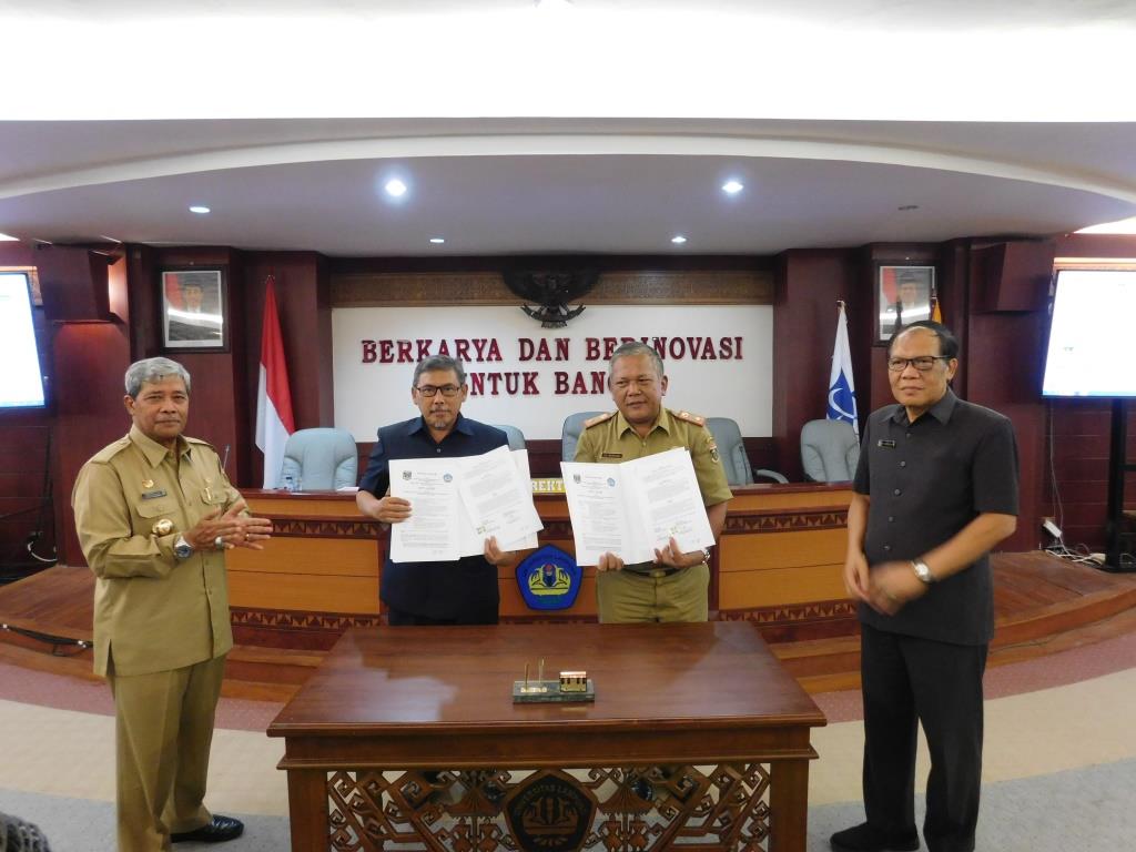 Unila-Pemkab Lamteng Tandatangani MoU Riset Cassava