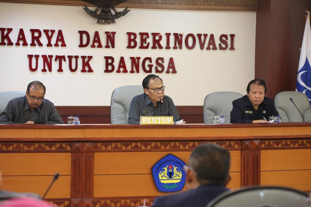 Rencanakan Progja 2020, Unila Adakan Rakorcan