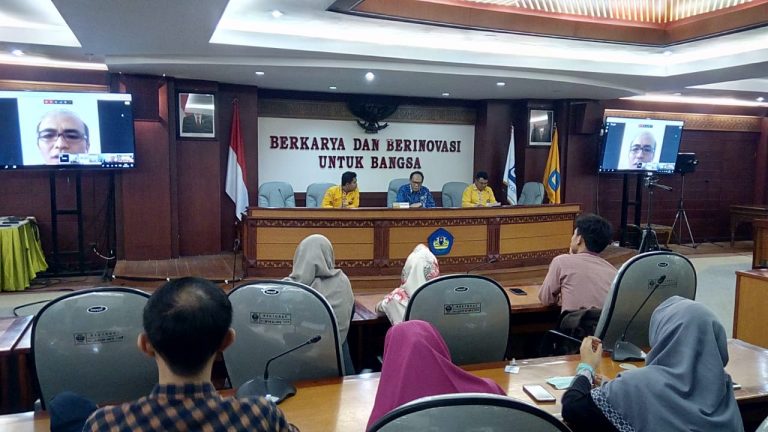 Unila Ikuti Kuliah Umum Daring Lintas Negara