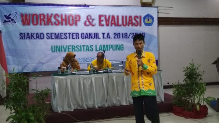 BAK Unila Adakan Workshop dan Evaluasi Siakad