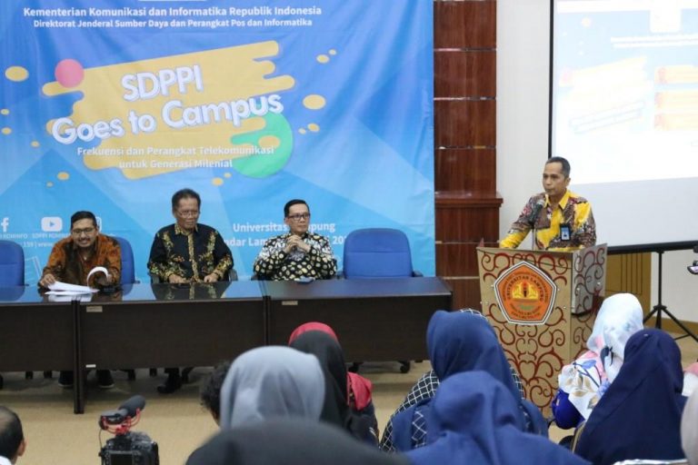 Dirjen SDPPI Gandeng FISIP Unila Helat SDPPI Goes To Campus