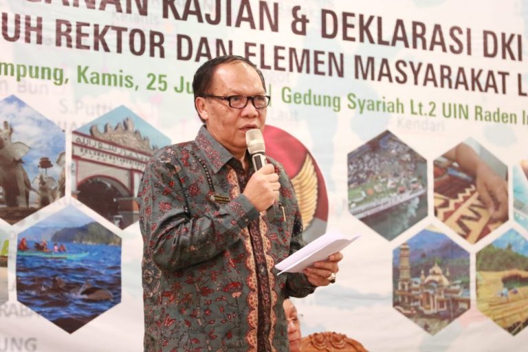 Rektor Wakili Akademisi Deklarasikan Lampung Sebagai Alternatif Ibu Kota