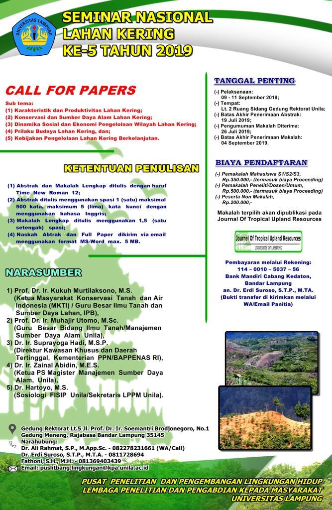 Seminar Nasional Lahan Kering
