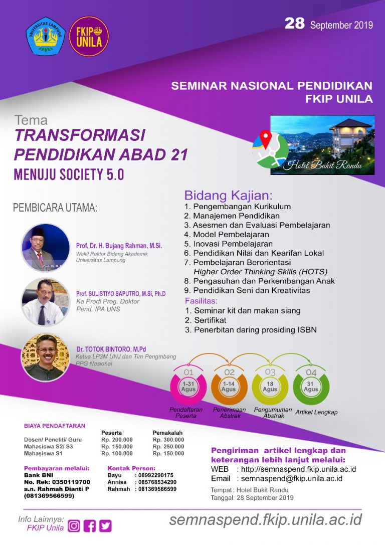 Seminar Nasional Pendidikan 2019