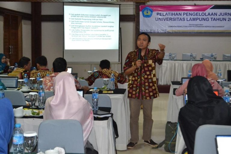 Unila Targetkan 6 Jurnal Masuk Peringkat Sinta II