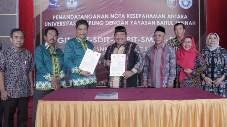 Baitul Jannah Jadi Sekolah Binaan Unila