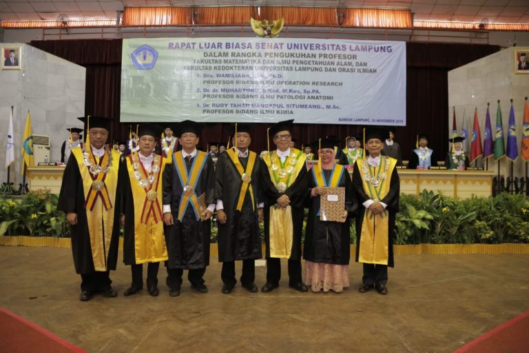 Unila Tambah 3 Guru Besar