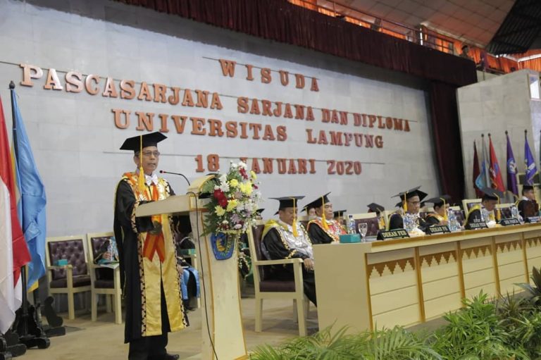 Wisuda Universitas Lampung Periode III Tahun Akademik 2019/2020