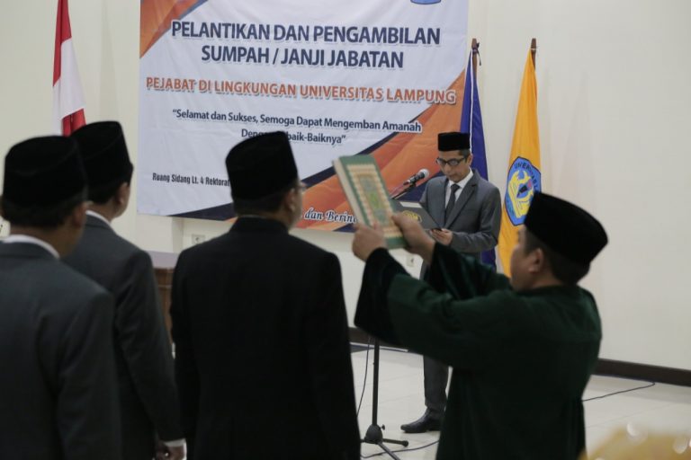 Rektor Lantik 22 Pejabat Baru