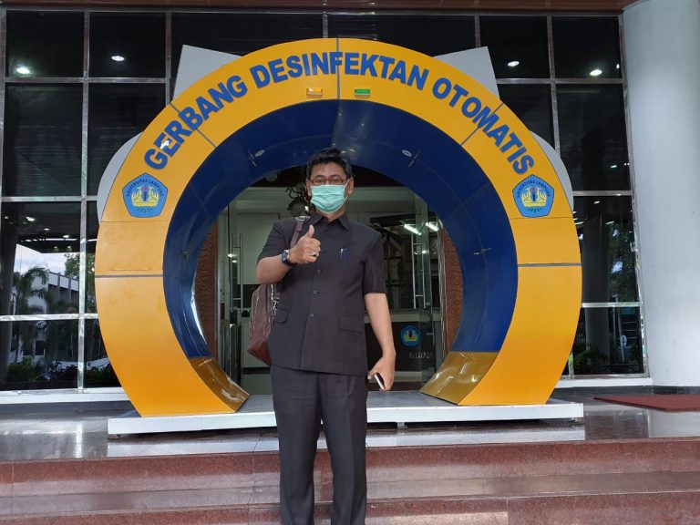 Unila Pasang Gerbang Disinfektan Otomatis