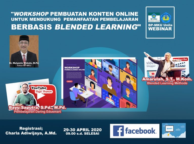 Tingkatkan Pembelajaran Online, BP-MKU Gelar Workshop Blended Learning Online
