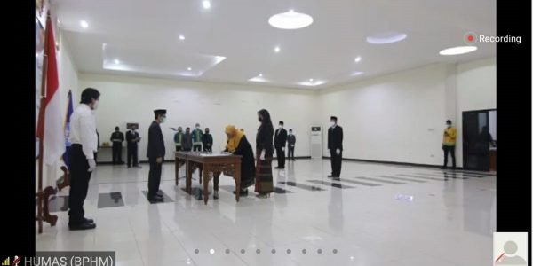 pelantikan 3 pejabat baru