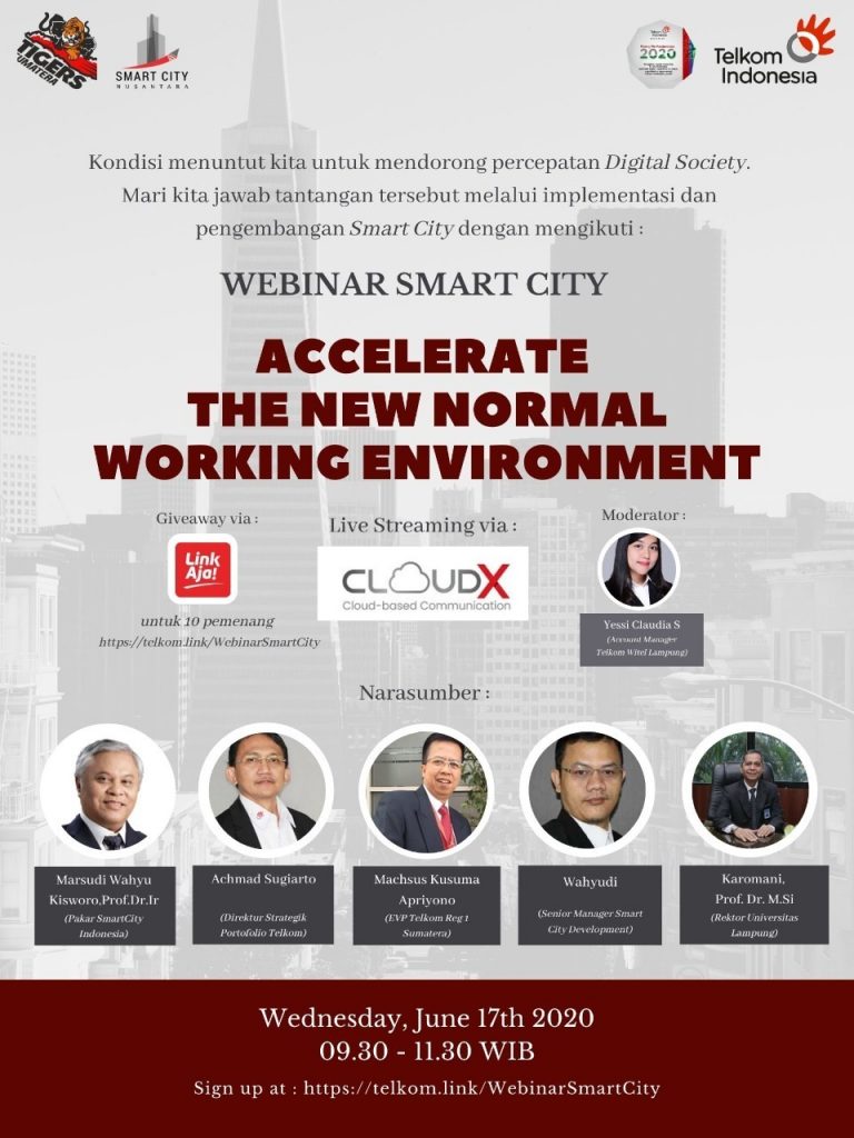 Webinar Smart City : Accelerate the New Normal Working Environment