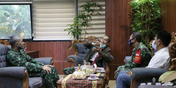 Audiensi Rektor dan Danrem 043 Gatam