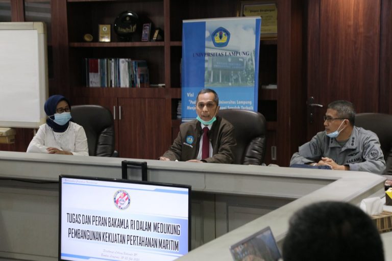 Rektor Terima Audiensi Tim Peneliti Dirlitbang Bakamla RI