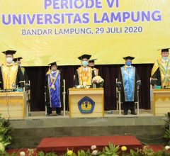 Unila Mewisuda 447 lulusan Periode VI 2019-2020 Secara Daring