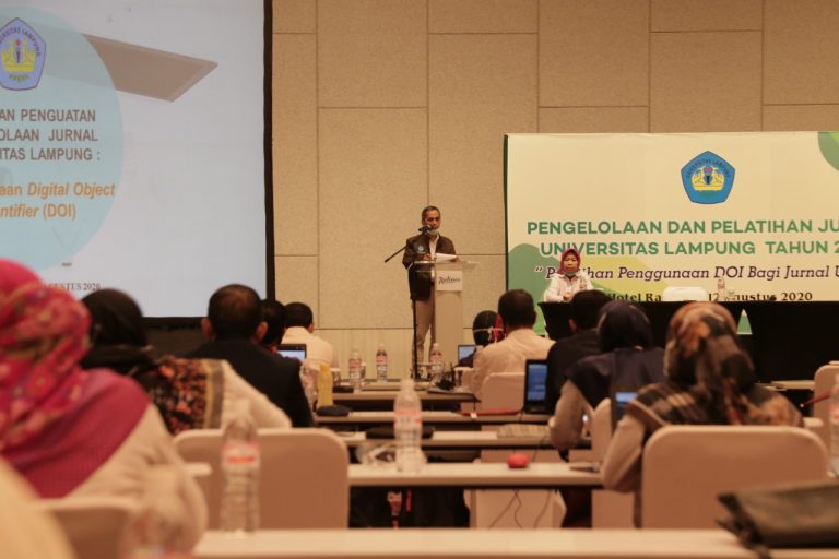 Latih Para Dosen, Unila Tingkatkan Pengelolaan Jurnal