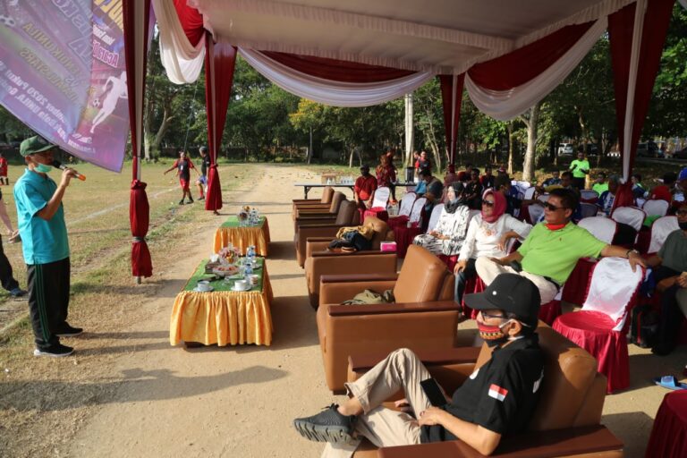 Pembukaan Laga Persahabatan Sepak Bola Peringati Dies Unila ke 55