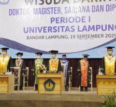 Unila Mewisuda 1.040 Mahasiswa Periode I Tahun Akademik 2020/2021 Secara Daring via Zoom