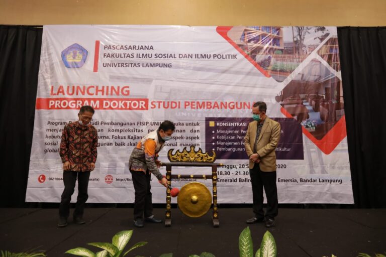 Unila Buka Program Doktor Studi Pembangunan FISIP