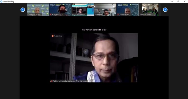 Asesor BAN-PT Visitasi Reakreditasi Prodi Teknik Elektro Secara Daring