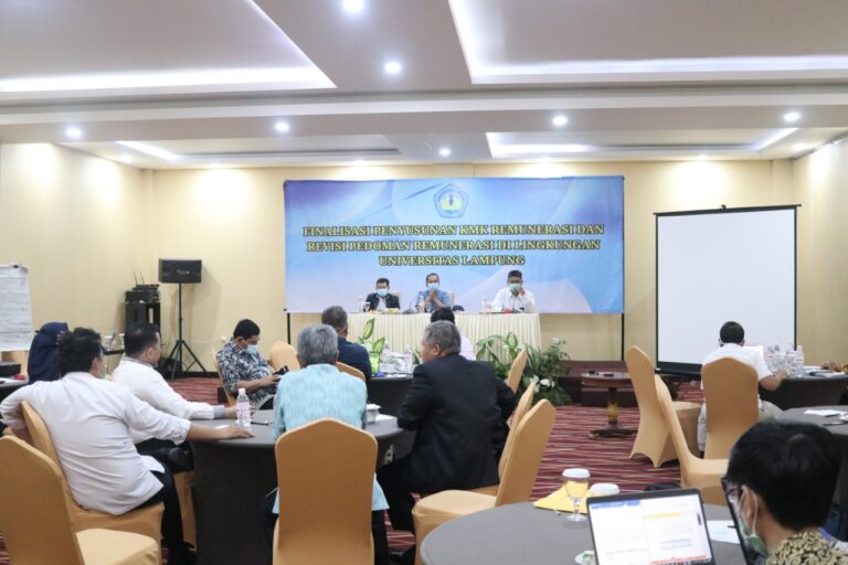 Finalisasi Penyusunan KMK Remunerasi Unila