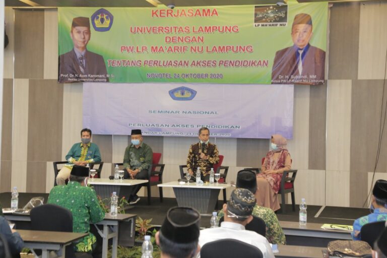 Unila dan PW LP Maarif NU Lampung Tingkatkan Kerja Sama Bidang Pendidikan
