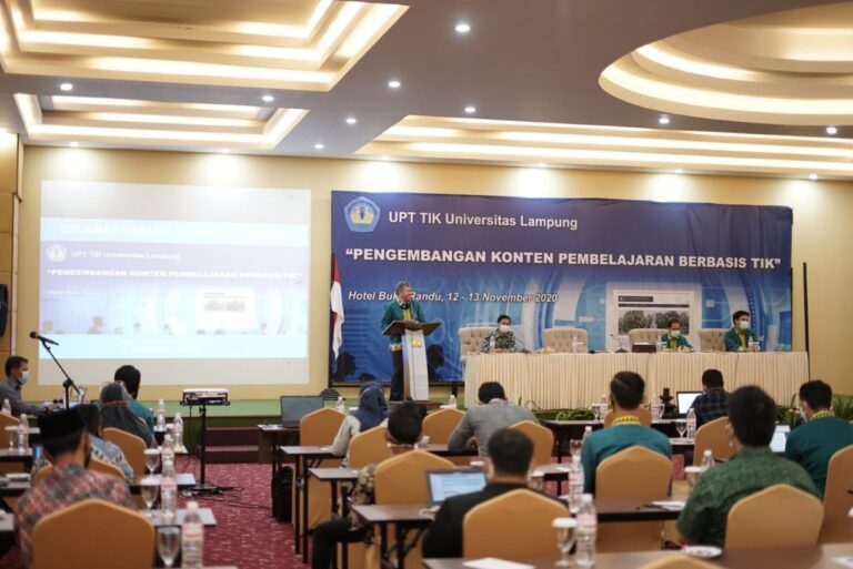 UPT TIK Unila Latih Dosen Kembangkan Konten Pembelajaran